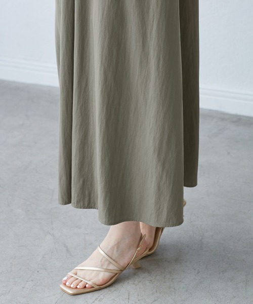 ROPE' PICNIC（ロペピクニック）の「リラックススキッパーロングワンピース（ワンピース・レディース・ブラック/カーキ/ダークグリーン/オレンジ・38）」の11枚目の写真