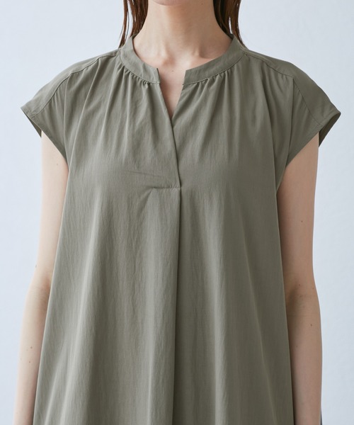 ROPE' PICNIC（ロペピクニック）の「リラックススキッパーロングワンピース（ワンピース・レディース・ブラック/カーキ/ダークグリーン/オレンジ・38）」の16枚目の写真