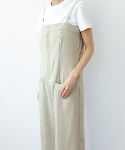 セール】【セット対応】リネンライクベアオールインワン《日本製