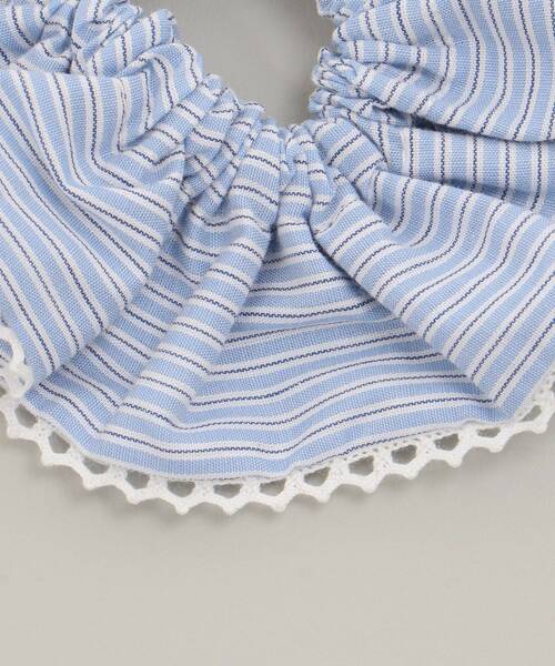 MAJESTIC LEGON（マジェスティックレゴン）の「ストライプシュシュ（シュシュ・レディース・ブルー系その他2・FREE）」の6枚目の写真