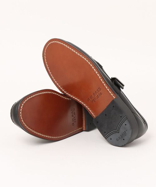 予約済み【USED】G.H.Bassローファー26.5【美品】 BA10305_WINE_LEATHER_1_grande.