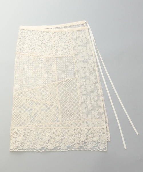 studioclip naturalbyclipレースパッチワークスカート natural by clip》レースパッチワークスカート（スカート
