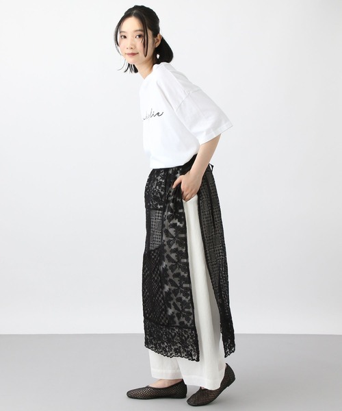 studioclip naturalbyclipレースパッチワークスカート natural by clip》レースパッチワークスカート（スカート