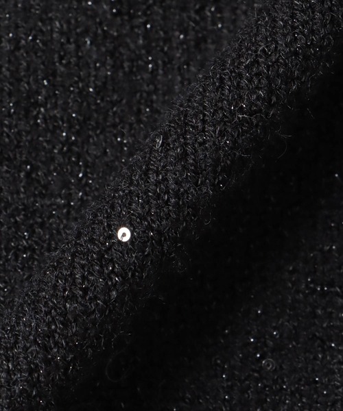 Jines（ジネス）の「スパンコールラメカーディガン（カーディガン/ボレロ・レディース・アイボリー/ブラック/グレー・38）」の14枚目の写真