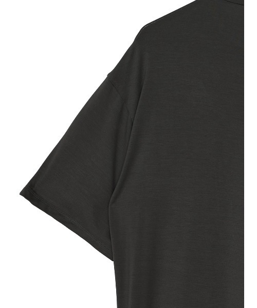 MEDI SATIN DOCKING TUNIC TEE（Tシャツ/カットソー）｜Ameri