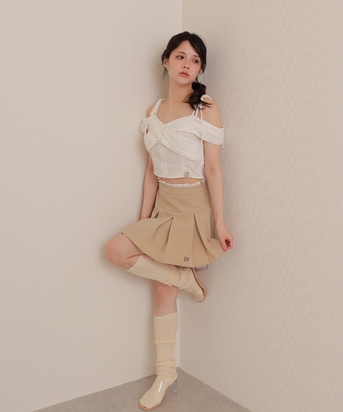 M DOLLY(エムドリー)の「*M DOLLY original* cross&luna patch blouse/クロス&ルナパッチブラウス(シャツ/ブラウス・レディース・ブラック/ホワイト/ピンク・FREE)」の6枚目の写真