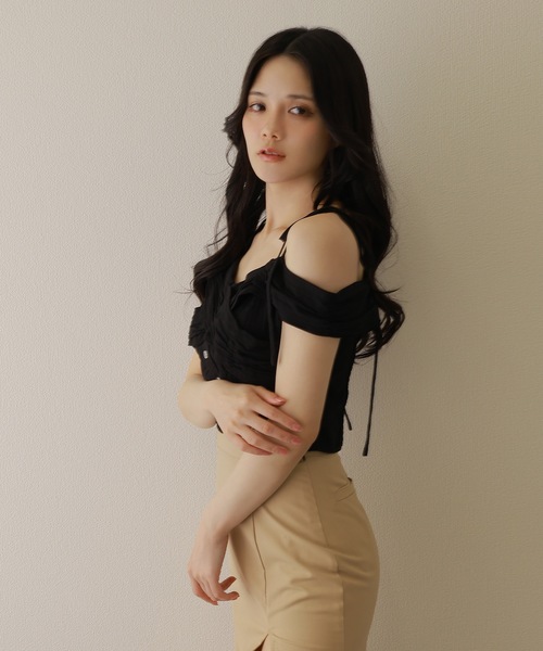M DOLLY(エムドリー)の「*M DOLLY original* cross&luna patch blouse/クロス&ルナパッチブラウス(シャツ/ブラウス・レディース・ブラック/ホワイト/ピンク・FREE)」の10枚目の写真