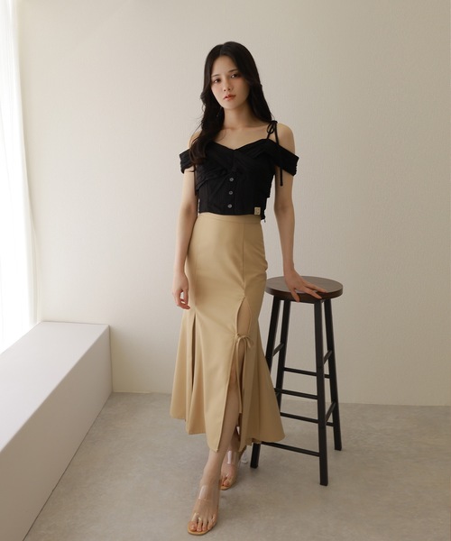 M DOLLY(エムドリー)の「*M DOLLY original* cross&luna patch blouse/クロス&ルナパッチブラウス(シャツ/ブラウス・レディース・ブラック/ホワイト/ピンク・FREE)」の12枚目の写真