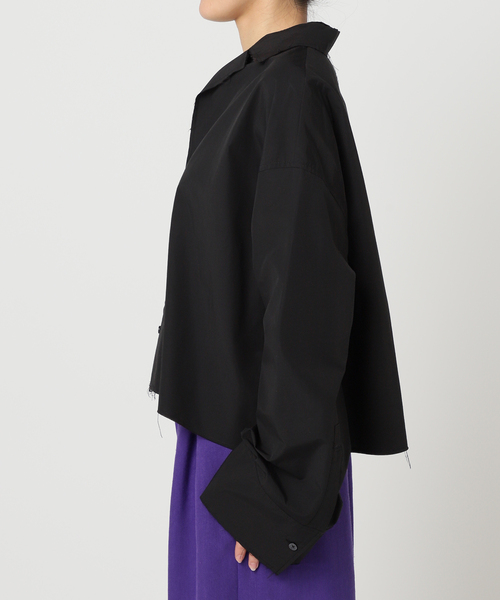 CITYSHOP(シティーショップ)の「OPEN COLLAR C/S シャツ(シャツ/ブラウス・レディース・ブラック/ブルー系その他・FREE)」の12枚目の写真