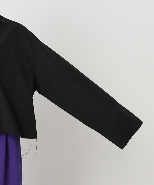 CITYSHOP(シティーショップ)の「OPEN COLLAR C/S シャツ(シャツ/ブラウス・レディース・ブラック/ブルー系その他・FREE)」の15枚目の写真