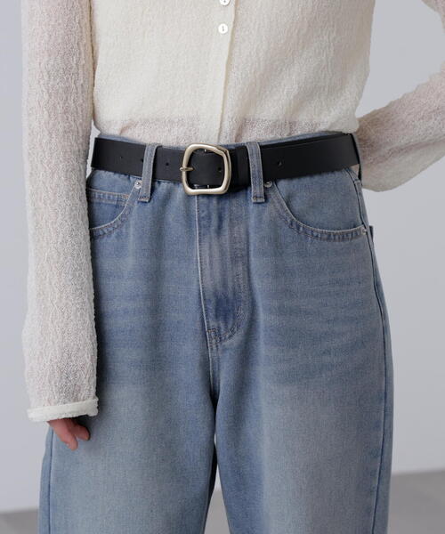 FREE'S MART（フリーズマート）の「ワイドバックルベルト（ベルト・レディース・ブラック/ブラウン・ﾌﾘ-）」の10枚目の写真