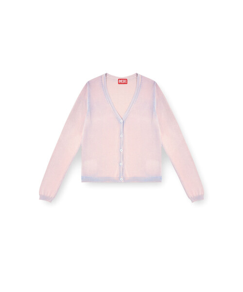 DIESEL(ディーゼル)の「ウィメンズ カーディガン M-VITTA(カーディガン/ボレロ・レディース・ライトピンク・MEDIUM/LARGE/SMALL/X-SMALL)」の5枚目の写真