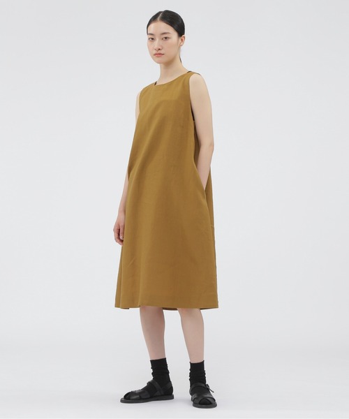 BRUSHED LINEN TWILL（ワンピース）｜MARGARET HOWELL