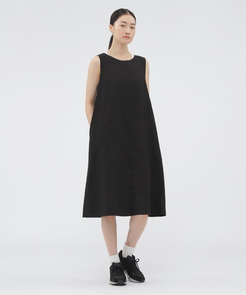 DENSE FINE LINEN POPLIN DRESS（ワンピース）｜MARGARET HOWELL
