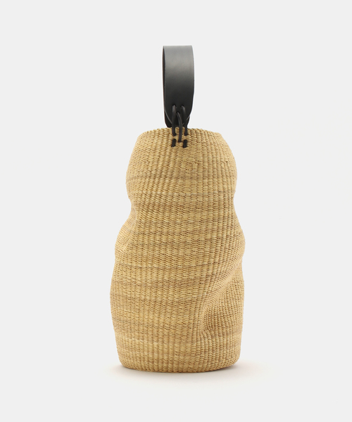 CITYSHOP(シティーショップ)の「Ines Bressand N.40 POT FROISSE:バッグ(かごバッグ・レディース・ベージュ・FREE)」の4枚目の写真