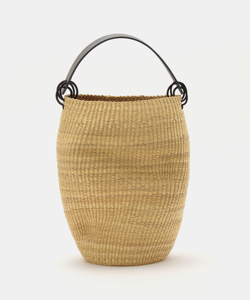CITYSHOP(シティーショップ)の「Ines Bressand N.40 POT FROISSE:バッグ(かごバッグ・レディース・ベージュ・FREE)」の5枚目の写真