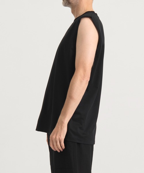 THE TOKYO（ザトウキョウ）の「もう汗(焦)らない汗染み,汚れ防止/ソロテックススリーブレスTシャツ（Tシャツ/カットソー・メンズ・ブラック/グレー/ダークグリーン・44/46/48）」の22枚目の写真