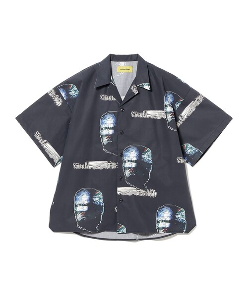 BEAMS T(ビームスティー)の「SauRas Being / PSY-COP ALOHA SHIRTS(シャツ/ブラウス・メンズ・ブラック・M/L/XL)」の2枚目の写真
