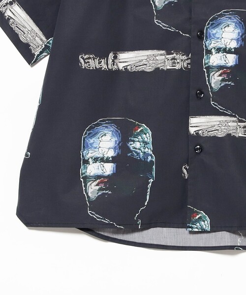 BEAMS T(ビームスティー)の「SauRas Being / PSY-COP ALOHA SHIRTS(シャツ/ブラウス・メンズ・ブラック・M/L/XL)」の4枚目の写真