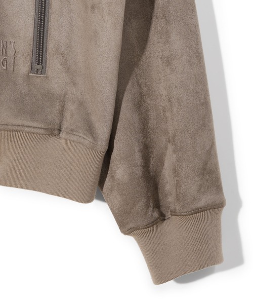 MEN'S BIGI（メンズビギ）の「【50th Anniv . 中田 慎介】 SUEDE LIKE/HOUND’S TOOTH TRACK JACKET（ブルゾン・メンズ・ブラウン/ベージュ・02/01）」の8枚目の写真