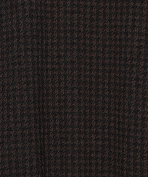 MEN'S BIGI（メンズビギ）の「【50th Anniv . 中田 慎介】 SUEDE LIKE/HOUND’S TOOTH TRACK JACKET（ブルゾン・メンズ・ブラウン/ベージュ・02/01）」の12枚目の写真