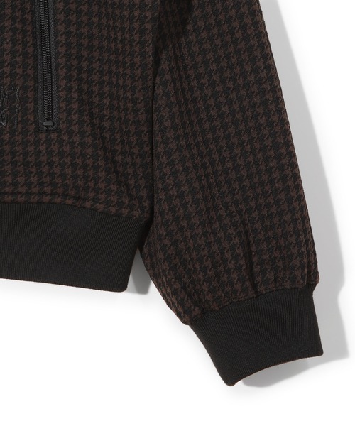 MEN'S BIGI（メンズビギ）の「【50th Anniv . 中田 慎介】 SUEDE LIKE/HOUND’S TOOTH TRACK JACKET（ブルゾン・メンズ・ブラウン/ベージュ・02/01）」の9枚目の写真