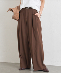 Journal Standard Homestead ブラウンワイドパンツ JOURNAL STANDARD｜ジャーナルスタンダードのパンツ（ブラウン