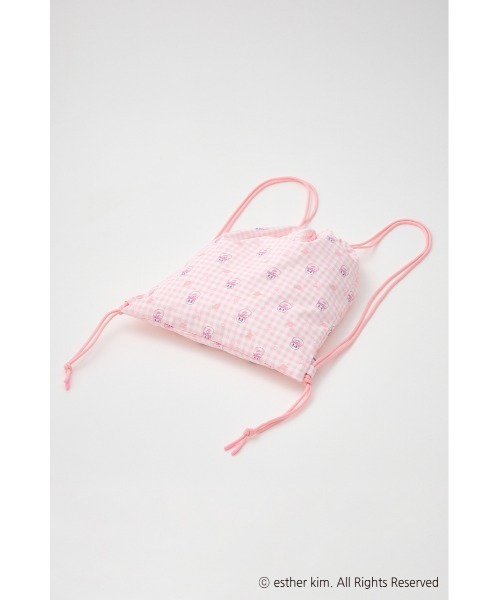 SLY(スライ)の「Esther Bunny x SLY KNAP SACK エスターバニー スライ ナップサック(バックパック/リュック・レディース・ピンク系その他・FREE)」の6枚目の写真