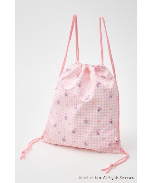 SLY(スライ)の「Esther Bunny x SLY KNAP SACK エスターバニー スライ ナップサック(バックパック/リュック・レディース・ピンク系その他・FREE)」の7枚目の写真