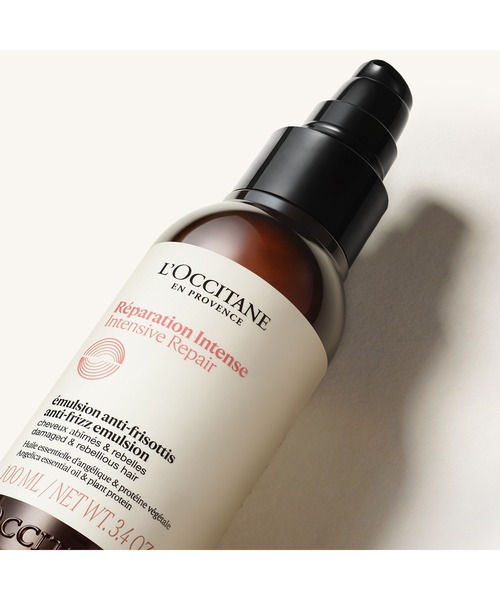 L'OCCITANE（ロクシタン）の「インテンシヴリペア ヘアミルクセラム 100mL 洗い流さないヘアトリートメント ポンプタイプ（ヘアオイル/ヘアミルク・レディース・その他・FREE）」の7枚目の写真