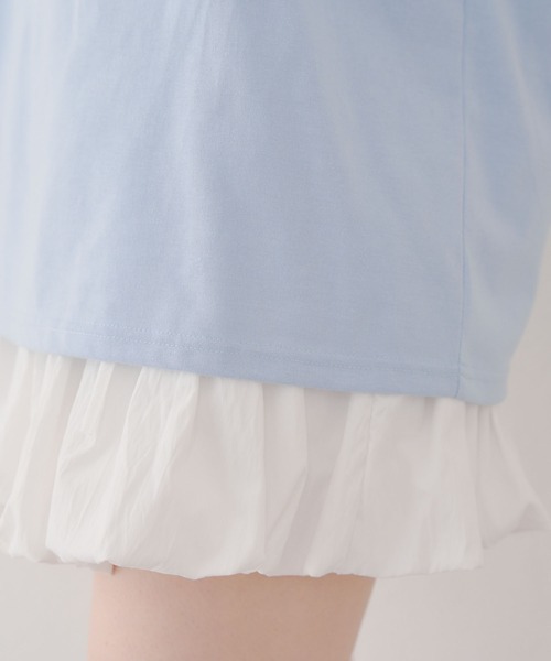 Another Branch olive des olive(アナザーブランチオリーブデオリーブ)の「刺繍クマBIGT(Tシャツ/カットソー・レディース・オフホワイト/ブルー/チャコールグレー・FREE)」の10枚目の写真