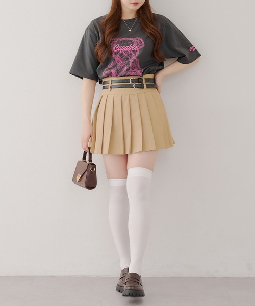 Another Branch olive des olive(アナザーブランチオリーブデオリーブ)の「刺繍クマBIGT(Tシャツ/カットソー・レディース・オフホワイト/ブルー/チャコールグレー・FREE)」の21枚目の写真