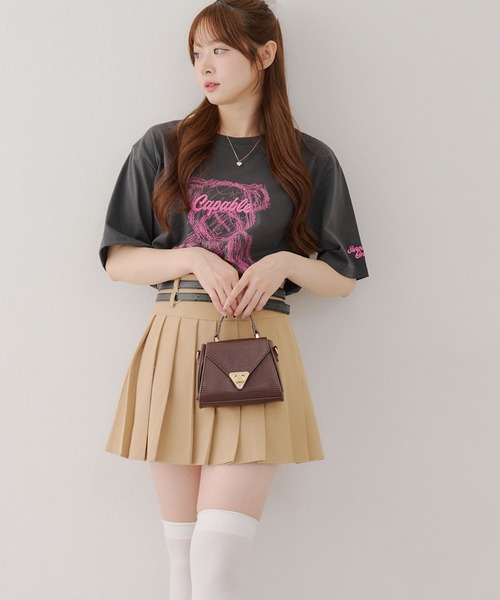 Another Branch olive des olive(アナザーブランチオリーブデオリーブ)の「刺繍クマBIGT(Tシャツ/カットソー・レディース・オフホワイト/ブルー/チャコールグレー・FREE)」の20枚目の写真