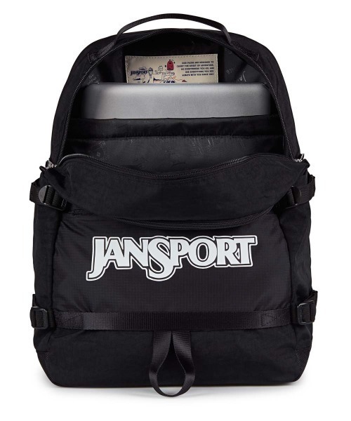 JANSPORT（ジャンスポーツ）の「JANSPORT SMALL SEATTLE PACK（ジャンスポーツ スモール シアトルパック）（バックパック/リュック・メンズ・ベージュ系/ブラック・FREE）」の6枚目の写真