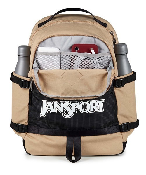 JANSPORT（ジャンスポーツ）の「JANSPORT SMALL SEATTLE PACK（ジャンスポーツ スモール シアトルパック）（バックパック/リュック・メンズ・ベージュ系/ブラック・FREE）」の15枚目の写真