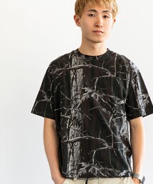 City Ambient Products: ツリー カモフラージュ プリント Tシャツ