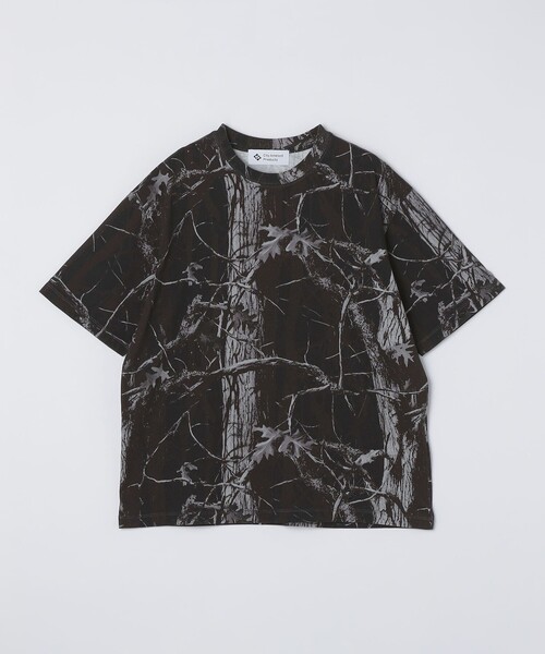 City Ambient Products（シティアンビエントプロダクツ）の「City Ambient Products: ツリー カモフラージュ プリント Tシャツ（Tシャツ/カットソー・メンズ・ブラック/オリーブ・MEDIUM/LARGE/SMALL）」の5枚目の写真