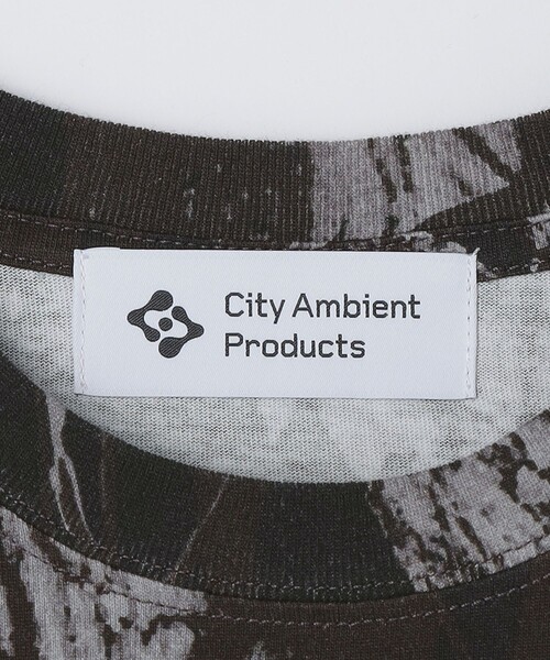 City Ambient Products（シティアンビエントプロダクツ）の「City Ambient Products: ツリー カモフラージュ プリント Tシャツ（Tシャツ/カットソー・メンズ・ブラック/オリーブ・MEDIUM/LARGE/SMALL）」の8枚目の写真