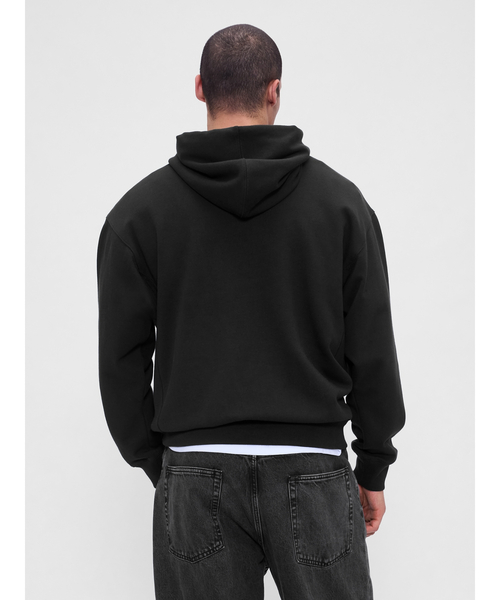 GAP（ギャップ）の「ヘビーウェイト オーバーサイズ GAPロゴパーカー（パーカー・メンズ・パープル系その他/ブラウン/ブルー/ブラック・XS/S/M/L/XL）」の10枚目の写真