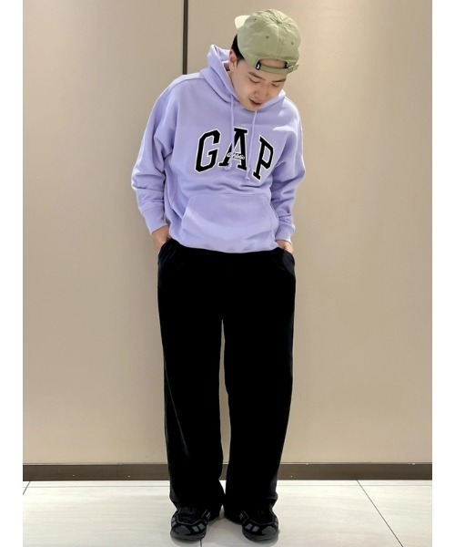 GAP ヘビーウェイト オーバーサイズGAPロゴパーカー オーバーサイズ ヘビーウェイト GAPロゴパーカー