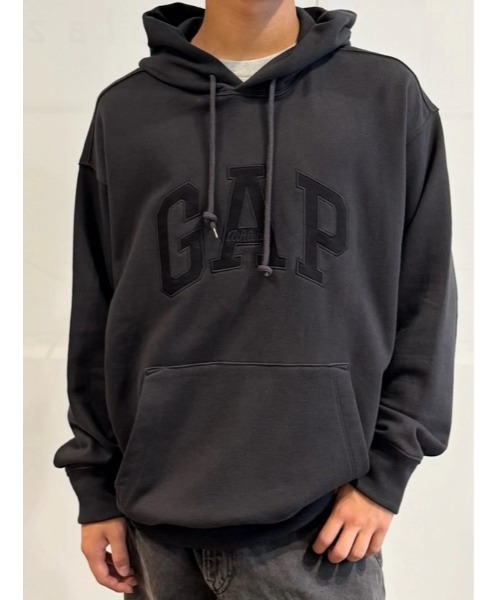 セール】ヘビーウェイト オーバーサイズ GAPロゴパーカー