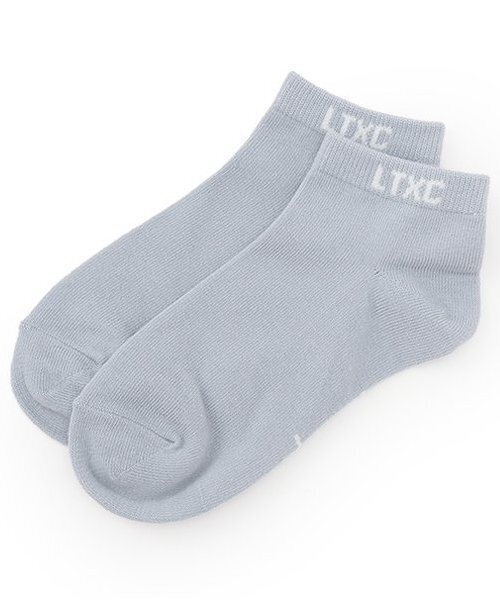 LOVETOXIC(ラブトキシック)の「【抗菌防臭】LTXCロゴスニーカー丈ソックス(ソックス/靴下・キッズ・モスグリーン/ホワイト/ブラック/サックスブルー・F)」の4枚目の写真
