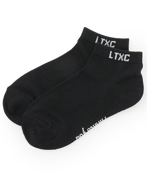 LOVETOXIC(ラブトキシック)の「【抗菌防臭】LTXCロゴスニーカー丈ソックス(ソックス/靴下・キッズ・モスグリーン/ホワイト/ブラック/サックスブルー・F)」の3枚目の写真