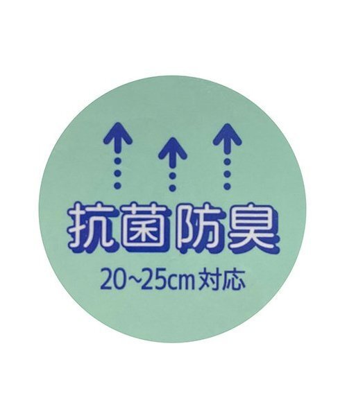 LOVETOXIC(ラブトキシック)の「【抗菌防臭】LTXCロゴスニーカー丈ソックス(ソックス/靴下・キッズ・モスグリーン/ホワイト/ブラック/サックスブルー・F)」の10枚目の写真