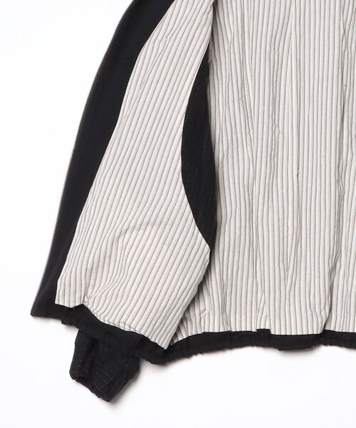 my beautiful landlet（マイビューティフルランドレット）の「【my beautiful landlet】BOILED COTTON WOOL（ブルゾン・メンズ・ブラック/ライトベージュ/ネイビー/マスタード・0/1）」の7枚目の写真