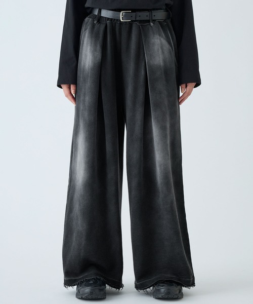 VELNUS(ベルナス)の「【VELNUS】Vintage Makeup Heavyweight Double Tuck Sweatpants/ヴィンテージメイク ヘビーウェイトダブルタックスウェットパンツ(スウェットパンツ・メンズ・チャコールグレー/ブラック・S/L/M)」の8枚目の写真