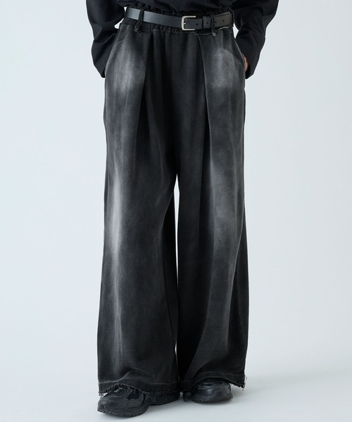 VELNUS(ベルナス)の「【VELNUS】Vintage Makeup Heavyweight Double Tuck Sweatpants/ヴィンテージメイク ヘビーウェイトダブルタックスウェットパンツ(スウェットパンツ・メンズ・チャコールグレー/ブラック・S/L/M)」の13枚目の写真