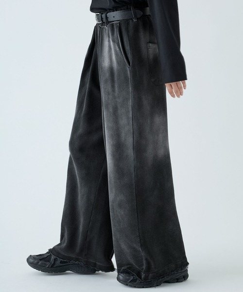 VELNUS(ベルナス)の「【VELNUS】Vintage Makeup Heavyweight Double Tuck Sweatpants/ヴィンテージメイク ヘビーウェイトダブルタックスウェットパンツ(スウェットパンツ・メンズ・チャコールグレー/ブラック・S/L/M)」の9枚目の写真