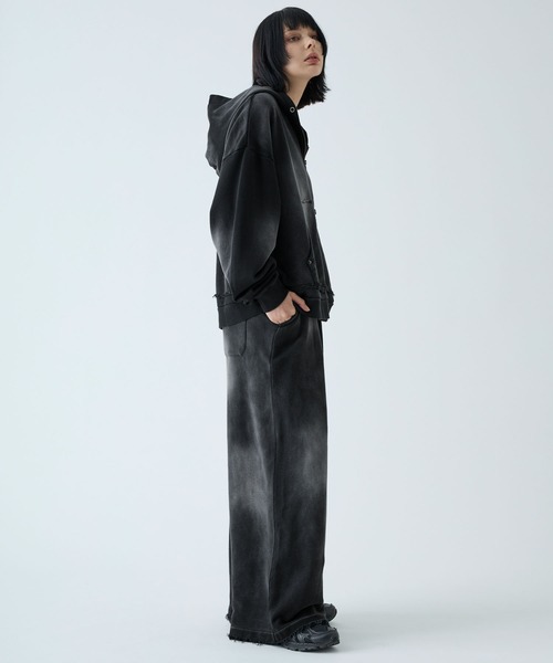 VELNUS(ベルナス)の「【VELNUS】Vintage Makeup Heavyweight Double Tuck Sweatpants/ヴィンテージメイク ヘビーウェイトダブルタックスウェットパンツ(スウェットパンツ・メンズ・チャコールグレー/ブラック・S/L/M)」の18枚目の写真