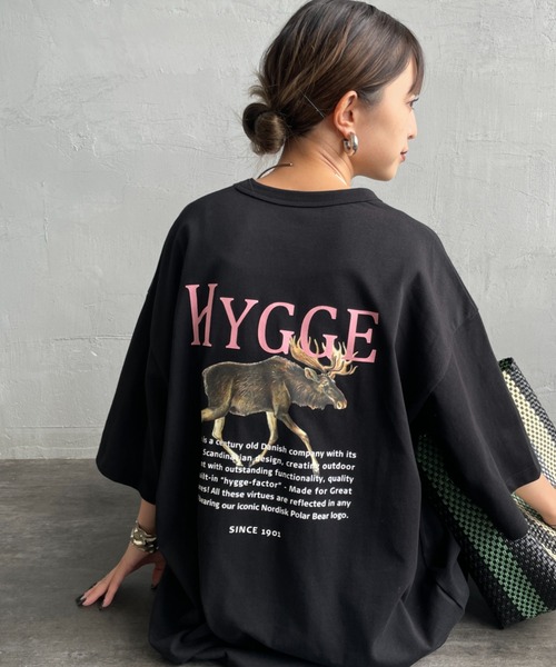 NORDISK/ノルディスク] 別注 HYGGE シカ バックプリントTシャツ